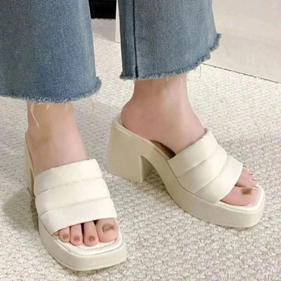 Platform Thick-Soled Women\ Sandals Summer New Thick And High-Heeled - Picture 2 of 6